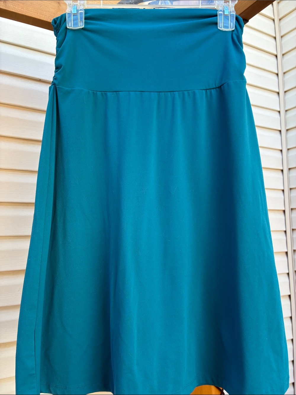 Eddie Bauer Teal A-Line Skirt